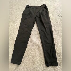 Womens Lululemon Gray Casual Trouser Size with Belt Loops Stretchy Size 8